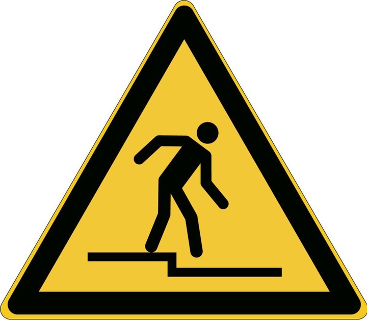 Immagine prodotto Brady Cartello di sicurezza ISO - Avviso di gradino