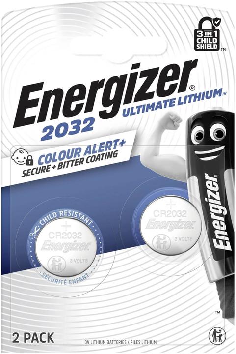 Energizer CR2032 Lithium ultime (2 pcs, CR2032, 235 mAh)