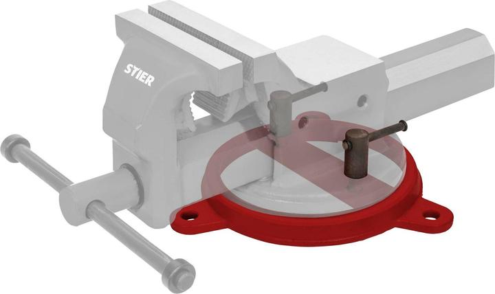 Produktbild Stier Drehteller für Parallelschraubstock Grösse 150 (150 mm)