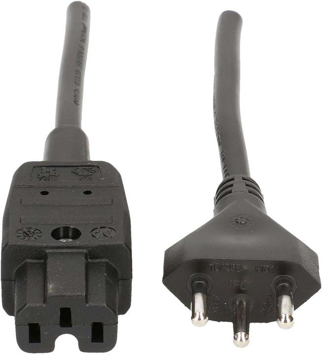 Image du produit Max Hauri Câble d'appareil TD H05VV-F3G1.0 Type 12 / C15A (5 m)