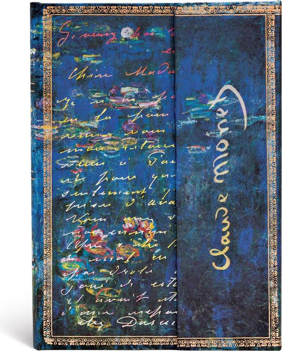Actual product image Paperblanks Monet (water lilies) letter to Morisot (B6, Lined, Hardcover)