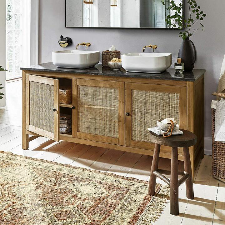 Immagine prodotto Loberon Lavabo doppio Jovelle marrone