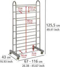 Produktbild Wenko Sydney (116 x 43 x 125.50 cm)