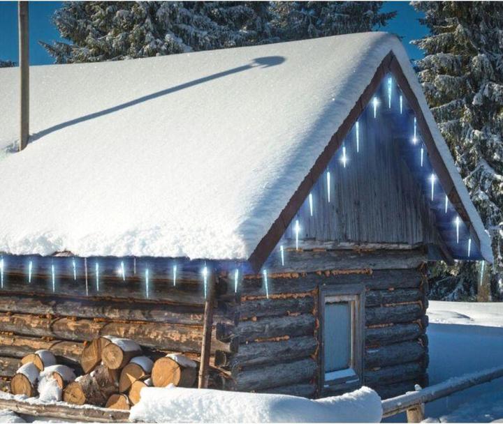 Image du produit NoName Guirlande lumineuse à 72 LED - Glaçon - env. 690 cm (6.90 m)