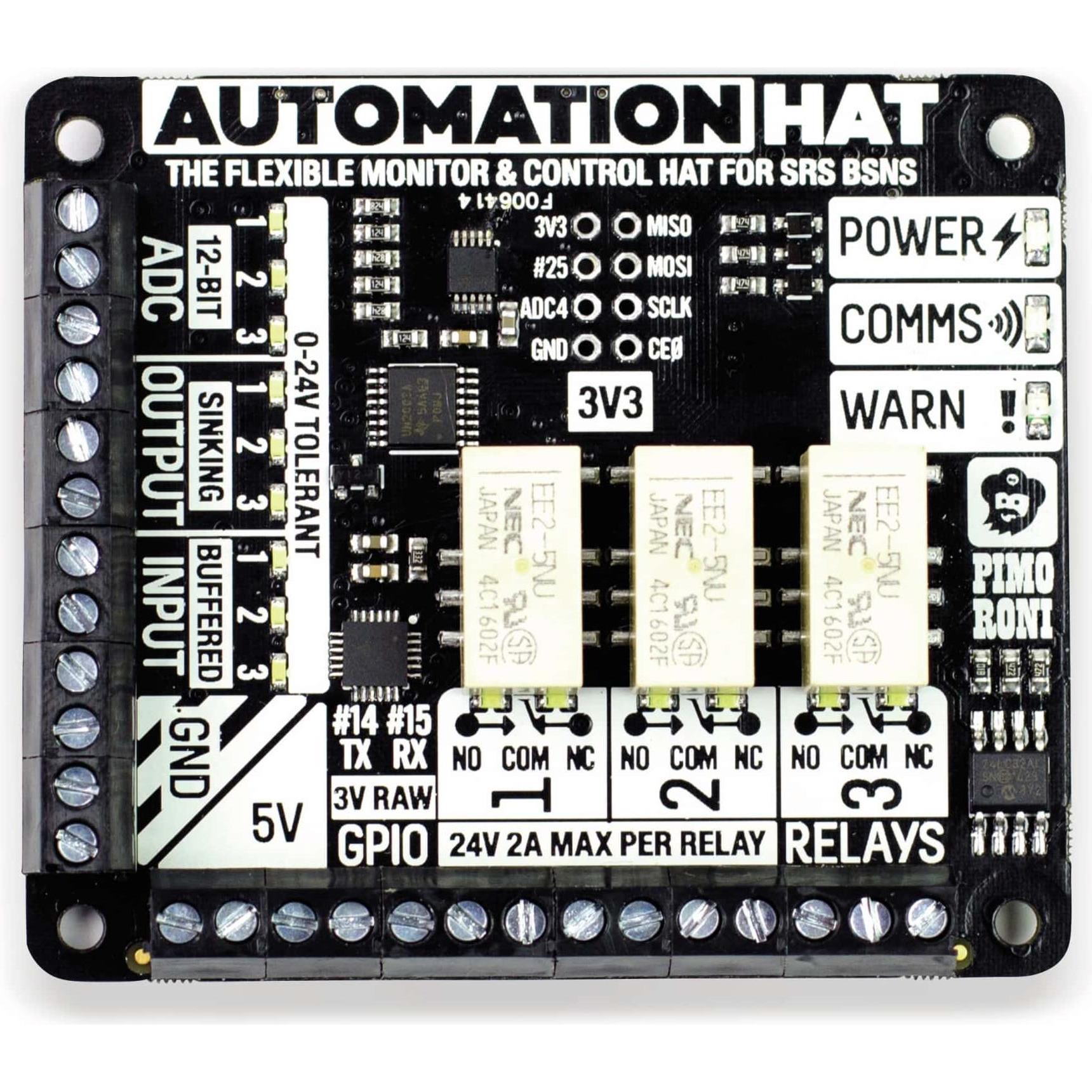 Thumbnail - Raspberry Pi Automation HAT, Entwicklungsboard + Kit
