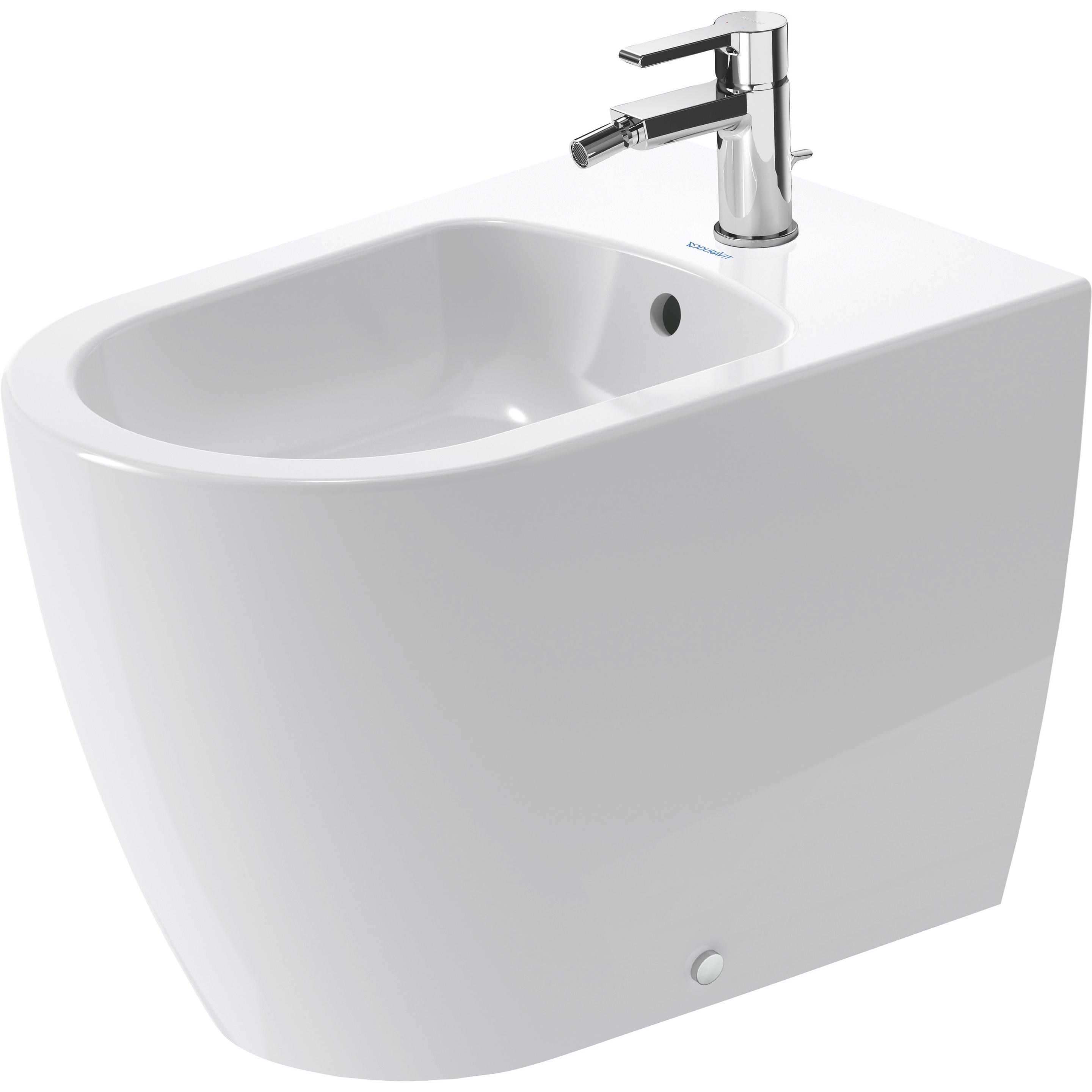 Duravit, Toilette, Sbid ME by Starck BACK-TO-WALL m ÜL m HLB 370x600mm 1 foro per rubinetto bianco