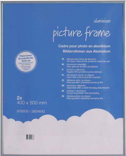 Niceday Picture frame aluminium 50 x 40 cm grey (50 x 40 cm)