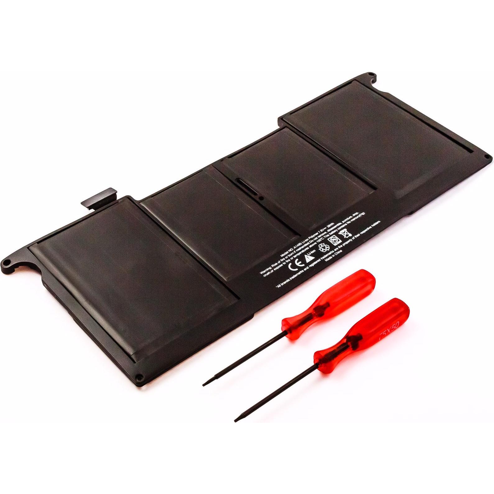 CoreParts MBXAP-BA0005 (4 Zellen, 5100 mAh), Notebook Akku, Schwarz