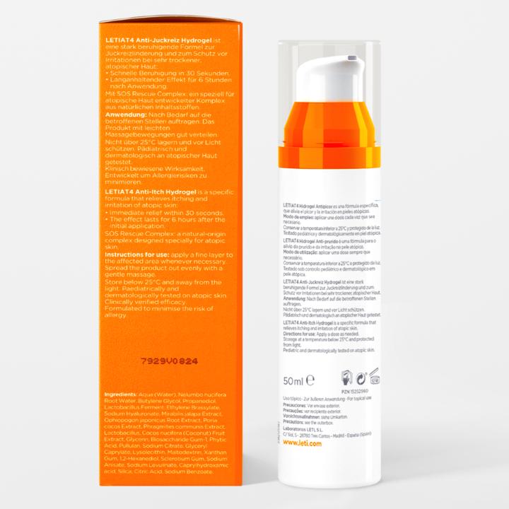 Produktbild Leti LETIAT4 Atopic Skin Anti-Juckreiz Hydrogel, 50 ml Gel (Körpergel, 50 ml)