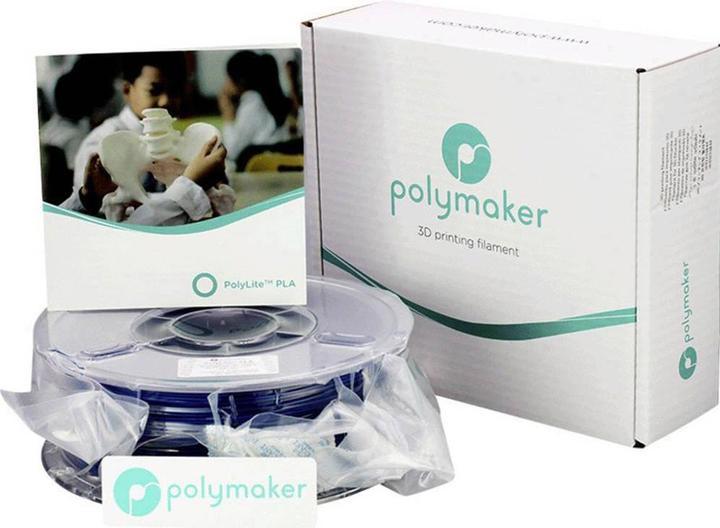 Actual product image Polymaker PolyLite PLA - Blue - 2.85mm (PLA, 2.85 mm, 1000 g)