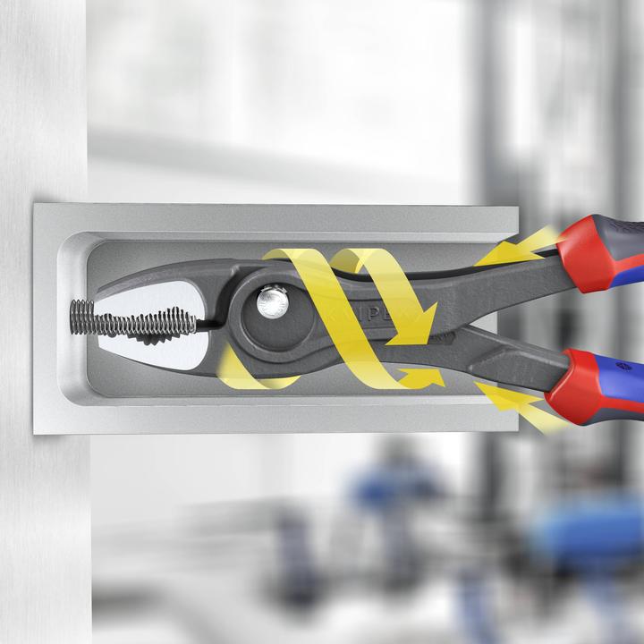 Actual product image Knipex TwinGrip front gripper (red/blue, length 250mm) (250 mm)