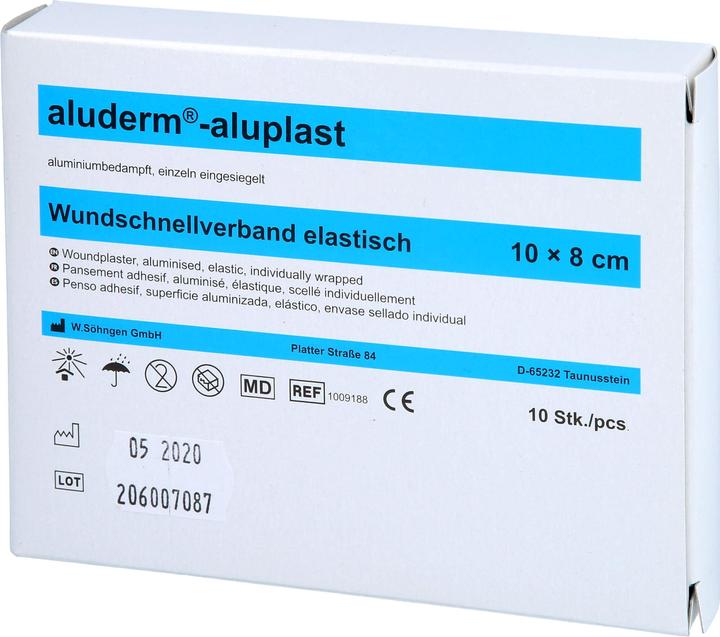 Actual product image Aluderm aluplast elastic 1 m x 8 cm wound dressing, 1 pc. plaster (1 x)