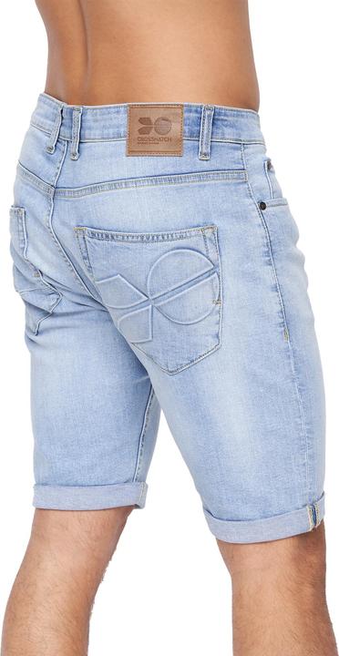 Produktbild Crosshatch Mens Tonwin Denim Embossed Shorts (34)