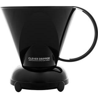 MGA Tropfer - L 500 ml Schwarz + 100 Filter, Kaffeebereiter, Schwarz