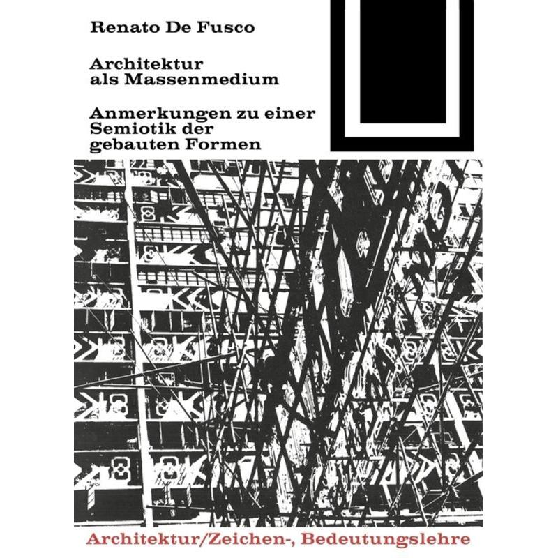 Architektur als Massenmedium, Sachbücher von Renato De Fusco