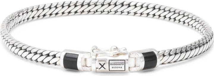 Immagine prodotto Buddha to Buddha Armband Ben Mini Stein Silber Onyx J101ON F (21 cm, Argento 925)
