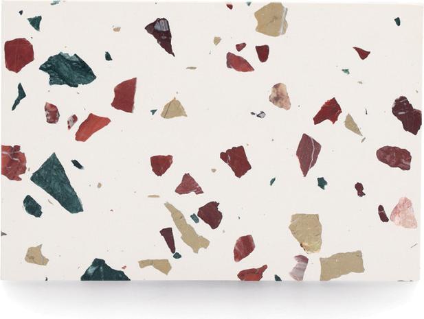 Actual product image Zeller Present Servierplatte und Schneidbrett Terrazzo 30x20x1.4 cm