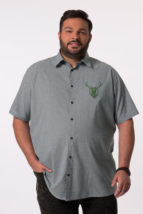 Produktbild Men+ Trachtenhemd, Halbarm, Vichy-Karo, Kentkragen, Comfort Fit (4XL)