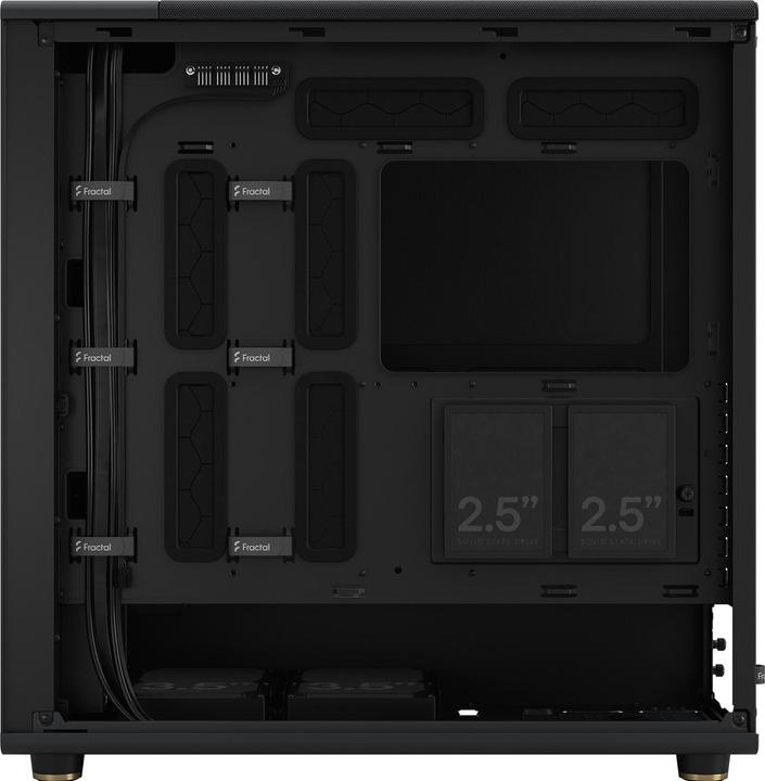 Produktbild Fractal Midi North XL RC Charcoal Black TG (ATX, Mini-ITX, E-ATX)