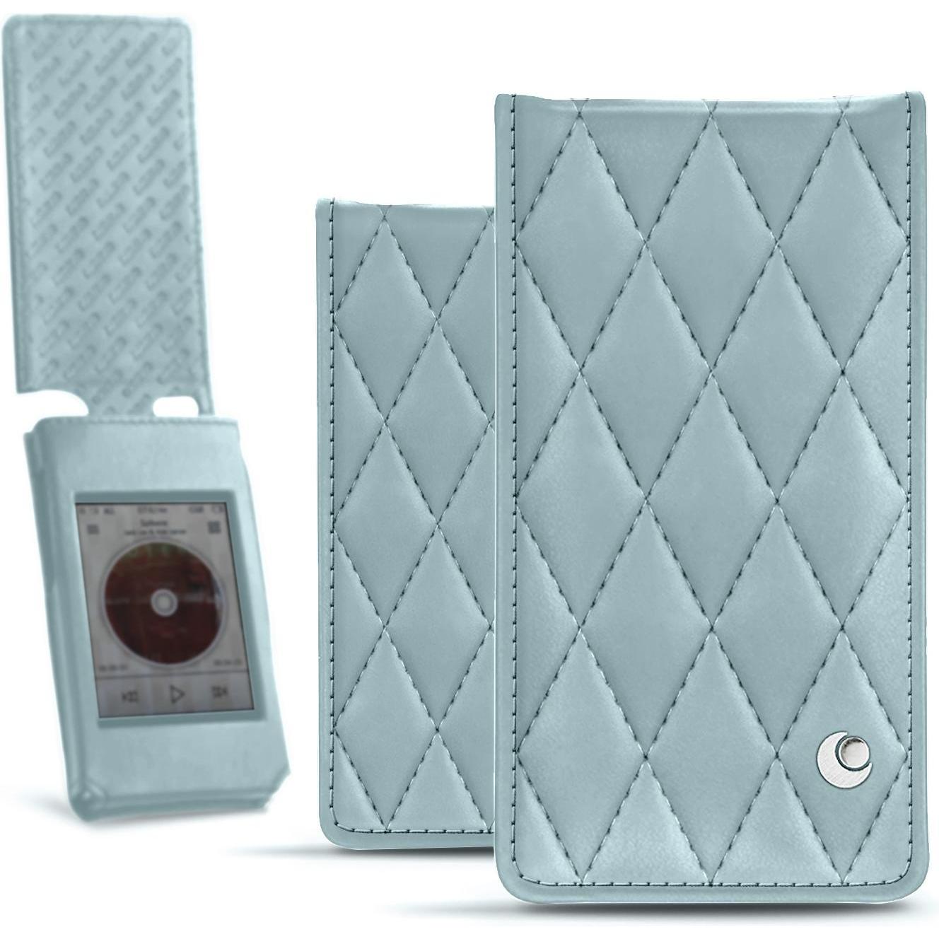 Noreve Lederschutzhülle vertikal, MP3 Tasche + Hülle, Blau