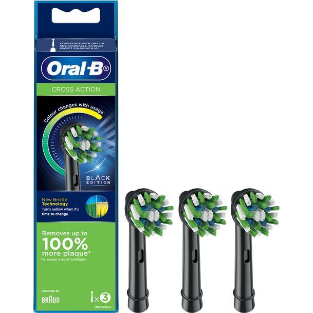 Oral-B, Zahnbürstenkopf, Recambio De Cabezal Braun Oral B Cross Action (3 x)