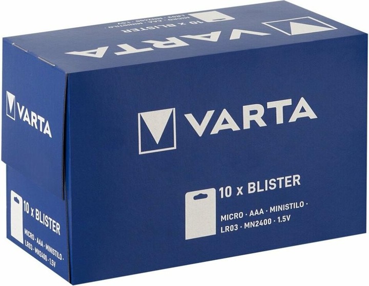 Productafbeelding Varta Vermogen met lange levensduur (4 Pcs., AAA, 1240 mAh)