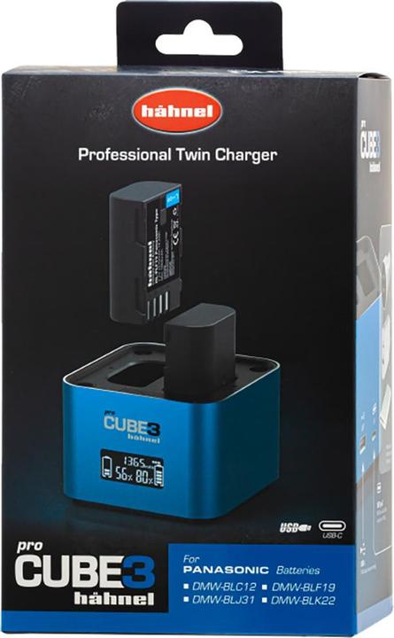 Produktbild Hähnel ProCube3 DSLR Charger Panasonic fr DMW-BLC12, BLF19, BLJ31 und BLK22 (Kamera Akku Ladegerät)