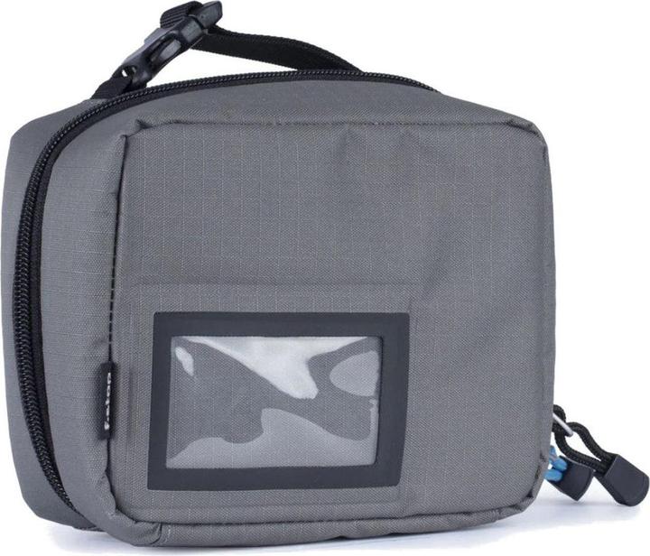 Actual product image F-Stop Filter Case (Grey) Black Zipper