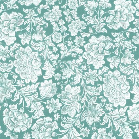 Tassotti, Carta bricolage, Origamipapier 15x15 cm 24K Nelken türkis (85 g/m², 24 x)