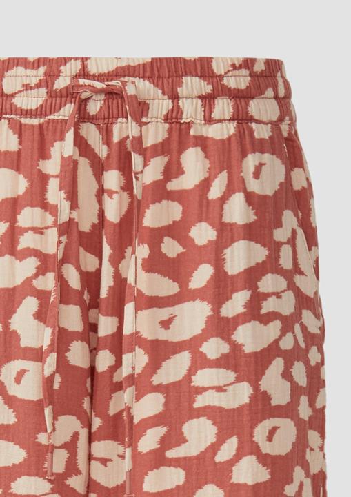 Produktbild S.Oliver Hose Wide-Leg-Hose aus Musselin (40)