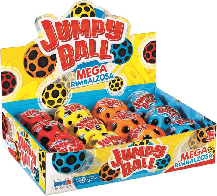 Immagine prodotto Rs Toys PALLINE RIMBALZINE 6,8 CM 4 ASSORTITI. DISPLAY 12 PZ