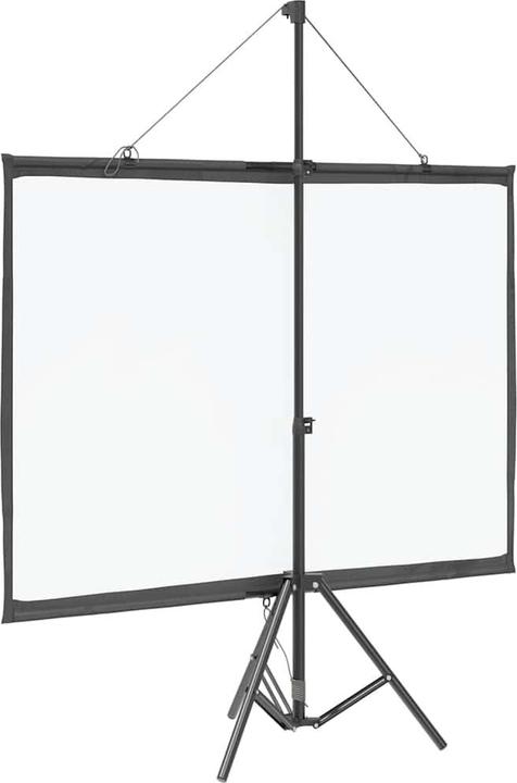 Produktbild vidaXL Beamer Leinwand mit Stativ 81 Zoll 1:1 Projektionswand Leinwand (81", 1:1)