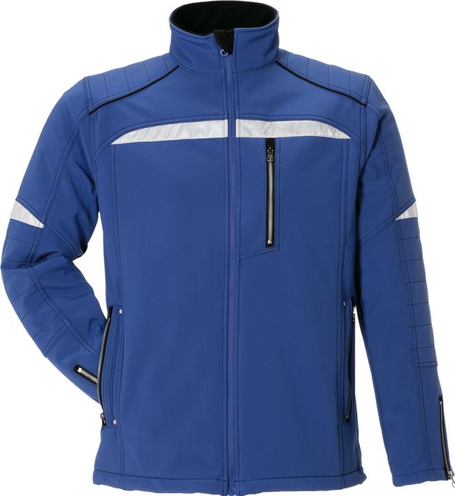 Produktbild Planam Softshelljacke DuraWork kornblau/schwarz L (L)