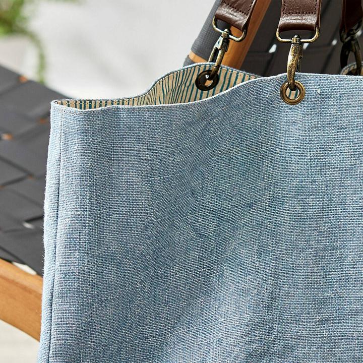 Produktbild Loberon Tasche Bente blau