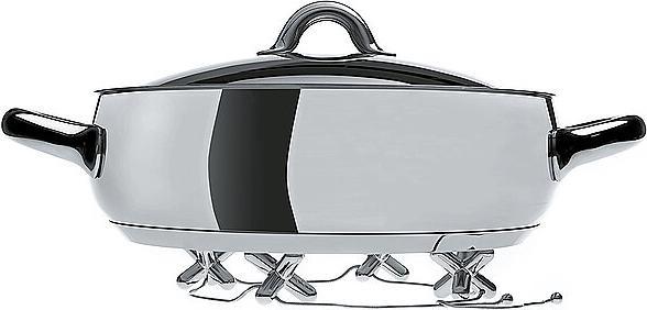 Produktbild Alessi Pfannenuntersatz aus Zamak (1 x, Pfannenuntersetzer)