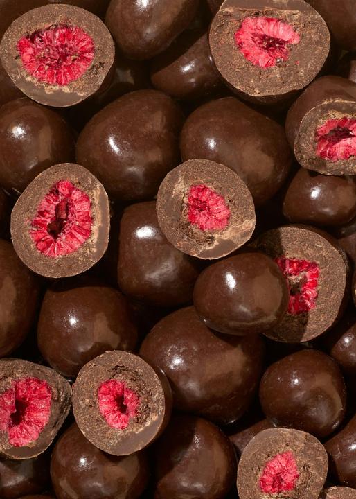 KoRo Gefriergetrocknete Himbeeren in dunkler Schokolade (1000 g)