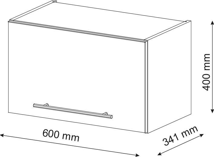 Actual product image Vicco Hängeschrank Fame-Line (60 x 34.10 x 40 cm)