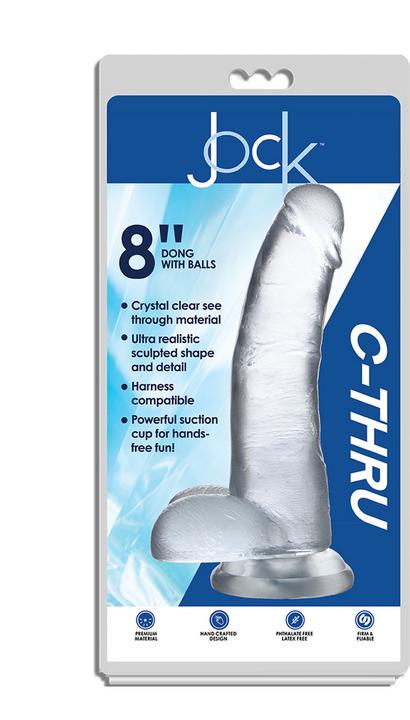 Image du produit Jock CThru Transparenter Dildo 23 cm
