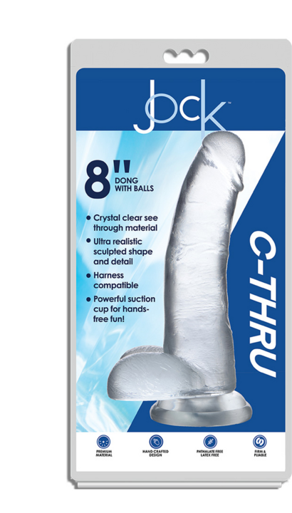 Produktbild Jock CThru Transparenter Dildo 23 cm