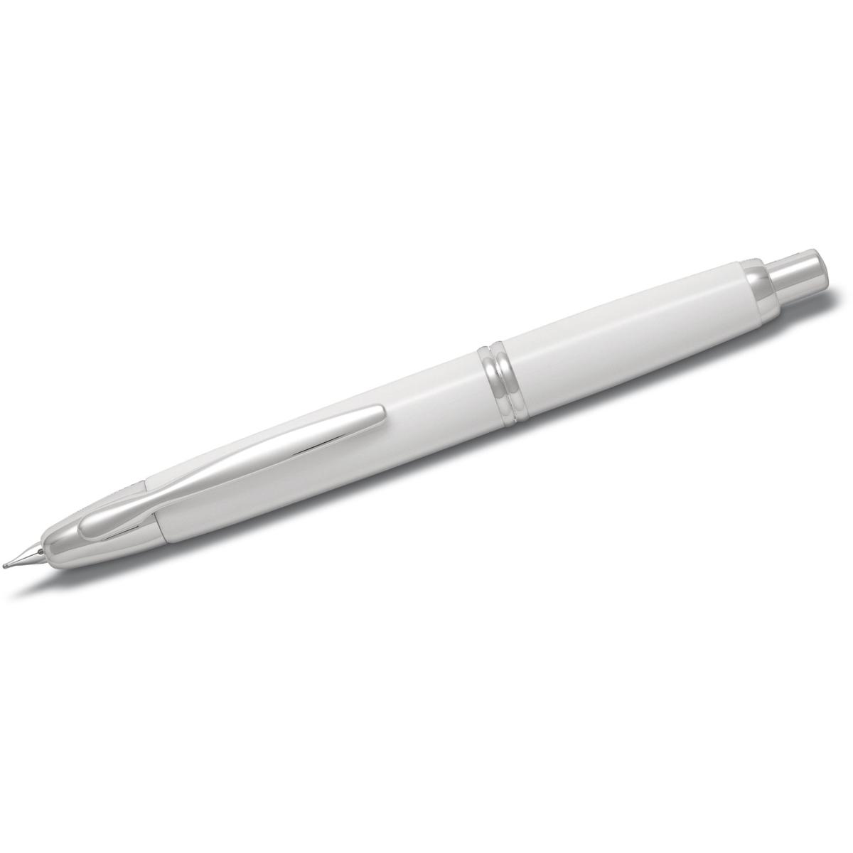 Pilot, Schreibstifte, Capless Rhodium M silber/weiss (Weiss/Silber, 1 x)