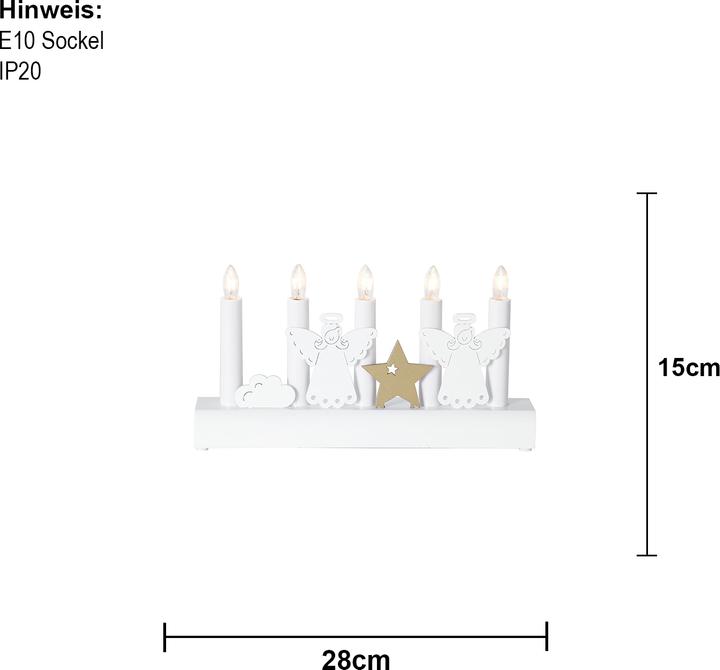Actual product image Star Trading Candlestick Julia (28 x 15 cm)