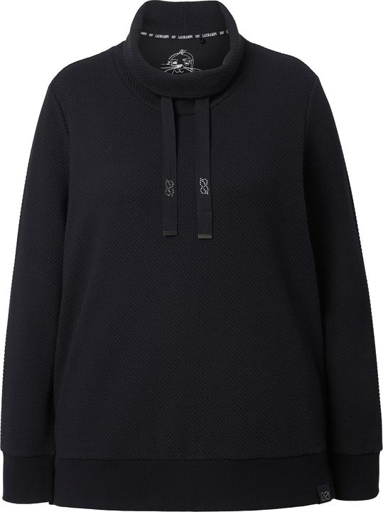 Produktbild Laurasøn Sweatshirt mit hohen Kragen, Langarm, Jaquard Ware (40)