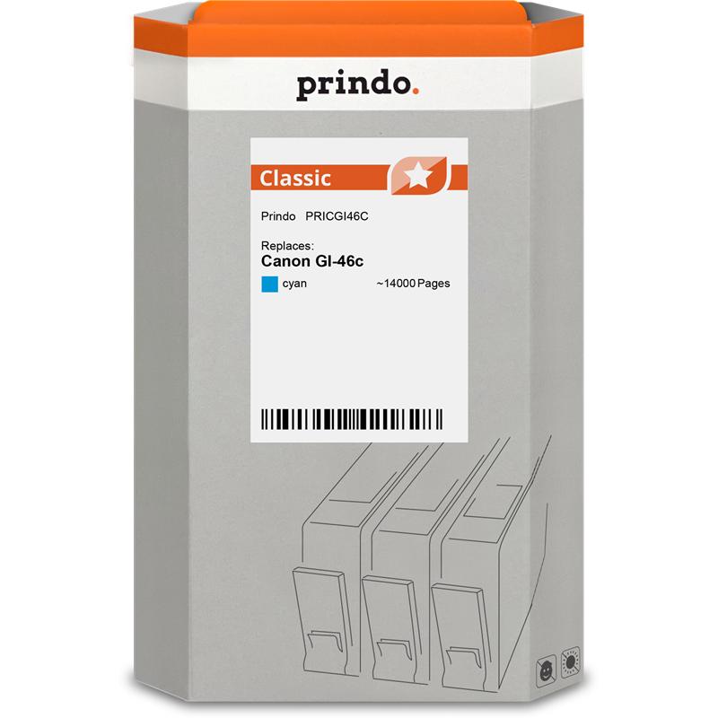 Prindo, Cartucce, ORIGINAL printer cartridge cyan PRICGI46C Classic 14000 pages 135ml Classic The premiu (C)