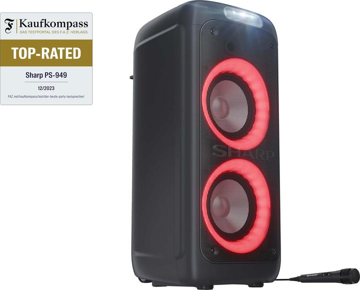 Actual product image Sharp PS-949 (12 h, Electrical connection, Rechargeable battery operated)