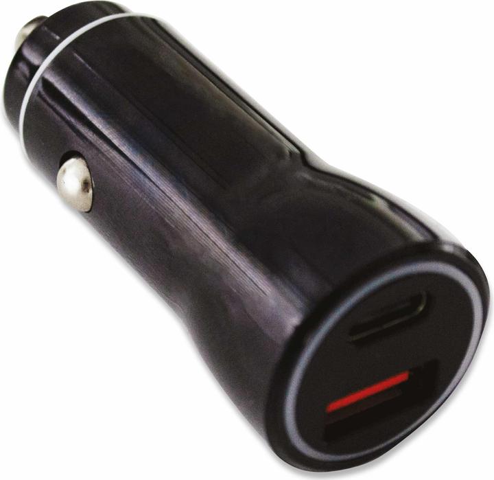 Actual product image IWH Dual USB-C car charger plug 2.1A Load capacity current max.=2.1 A