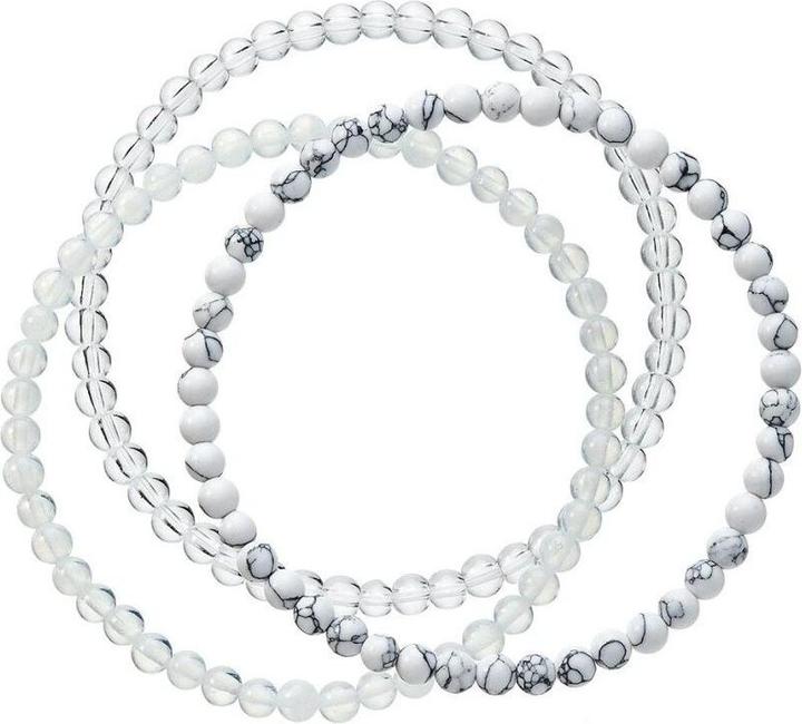 Immagine prodotto Evolution Group Elegant Set Of Beaded Bracelets 43043.3 White