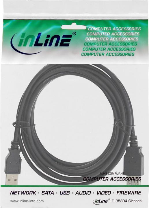 Actual product image Aquatuning USB type A - USB type A (1.80 m, USB 2.0)