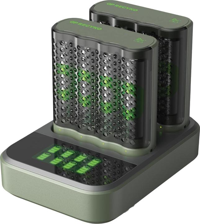 GP Batteries Ricaricatore di batterie (1 pz., AA, AAA, Batteria + Caricabatterie)