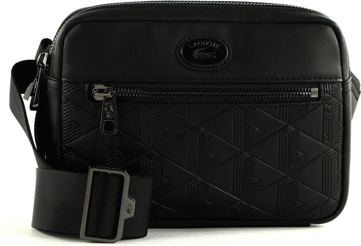 Produktbild Lacoste Kuriertasche Embossed Monogram - Schwarz