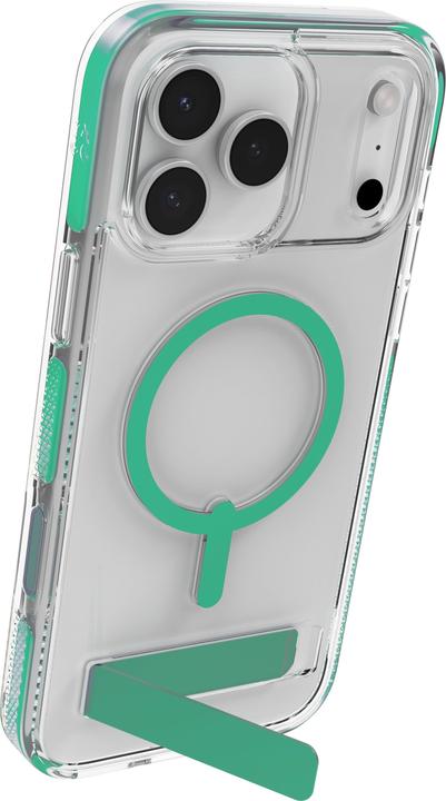 Produktbild Zagg Case für Apple iPhone 17 Pro Max Santa Cruz Snap mit Kickstand mystic green (Apple iPhone 17 Pro Max)
